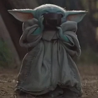 Baby Yoda gif